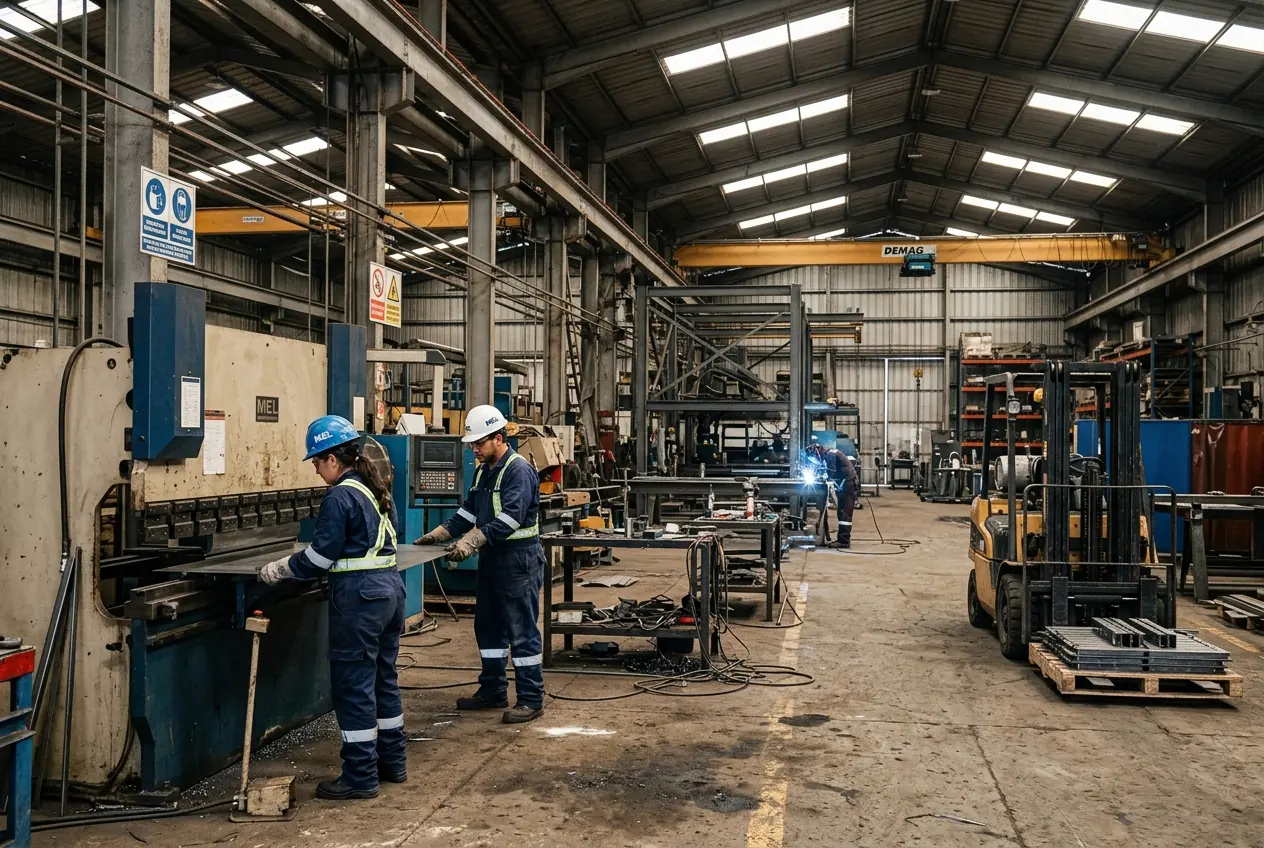 Industria — operación representativa
